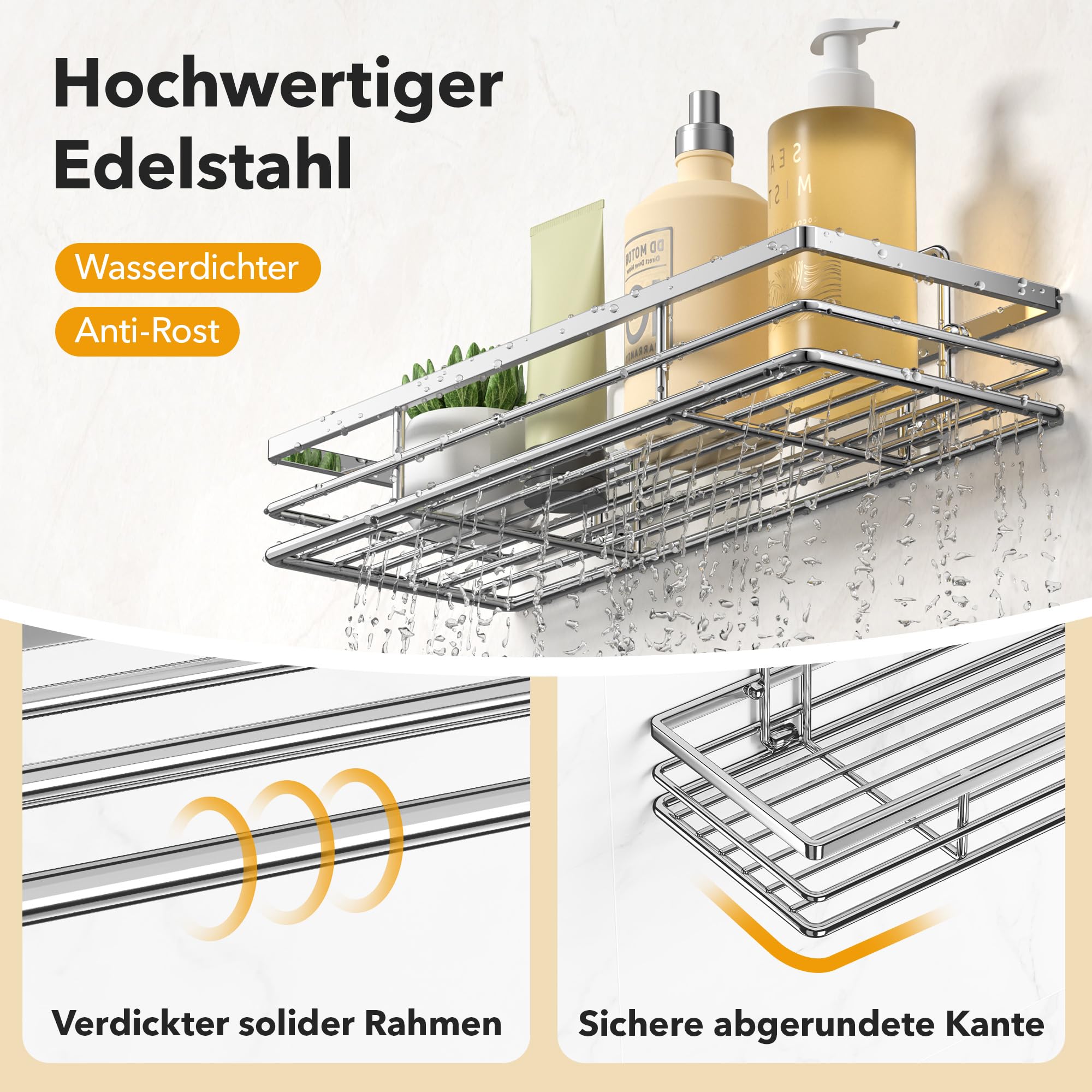 Kollage med silverfärgad
